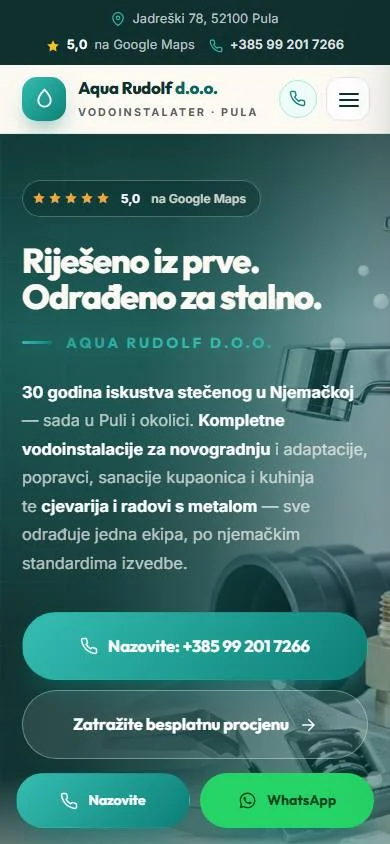 Aqua Rudolf na mobitelu